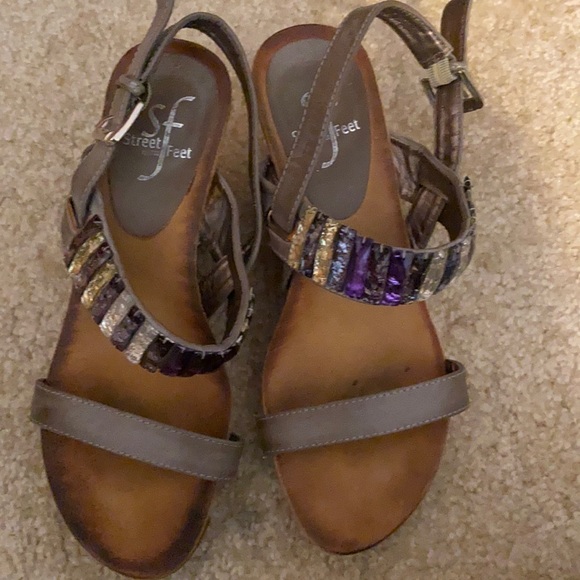 *FREE WITH PURCHASE Street Feet Colorful Sandals - Picture 1 of 4